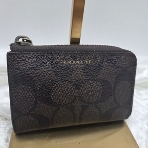 Coach Mini Zipper Wallet Hard To Find Size